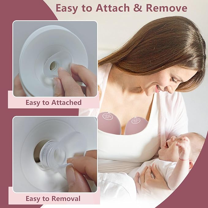 4pcs Flange Inserts 22mm Compatible with Momcozy M9/M6/M5/V1 Pro/V2 Pro/S12 Pro/S9 Pro Wearable Breast Pump, for Momcozy Breast Pump Replacement Parts, Reduce 24mm Nipple Tunnel Down to 22mm