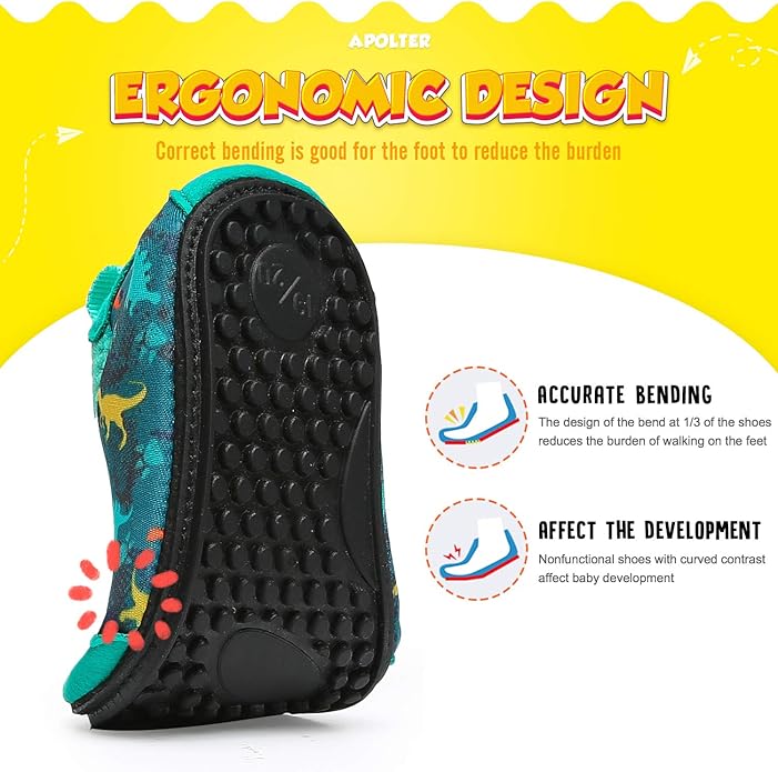 Baby Boys and Girls Swim Water Shoes Barefoot Aqua Socks Non-Slip for Beach Pool Toddler Kids