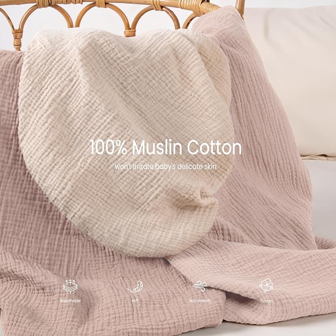 lulumoon Muslin Changing Pad Cover: Baby Diaper Changing Table Pad Cover - Changing Pad Sheets for Girls Boys