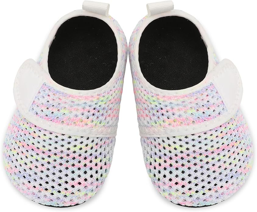 JIASUQI Baby Boys and Girls Barefoot Swim Water Skin Shoes Aqua Socks for Beach Swim Pool