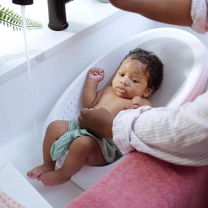 Ingenuity Easy Rinse Bather Baby Bath Seat, Non-Slip Soft Support, 0-6 Months, Up to 20 lbs
