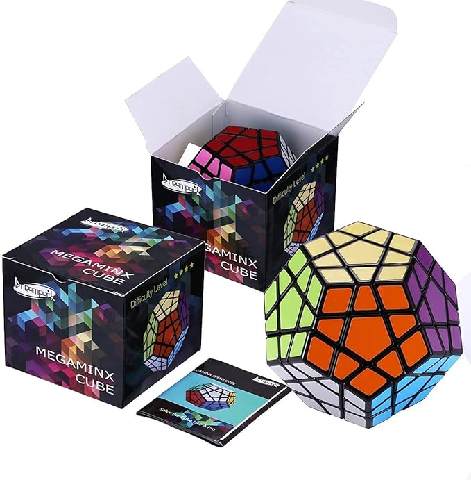 Dreampark 3x3 Megaminx Speed Cube Puzzle Toy, Black