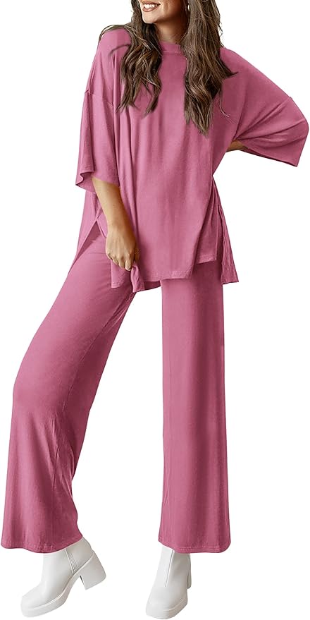 PRETTYGARDEN Two Piece Sets for Women Summer Fashion Lounge Matching Set 2026 Spring Travel Vacation Airport Outfits Clothing