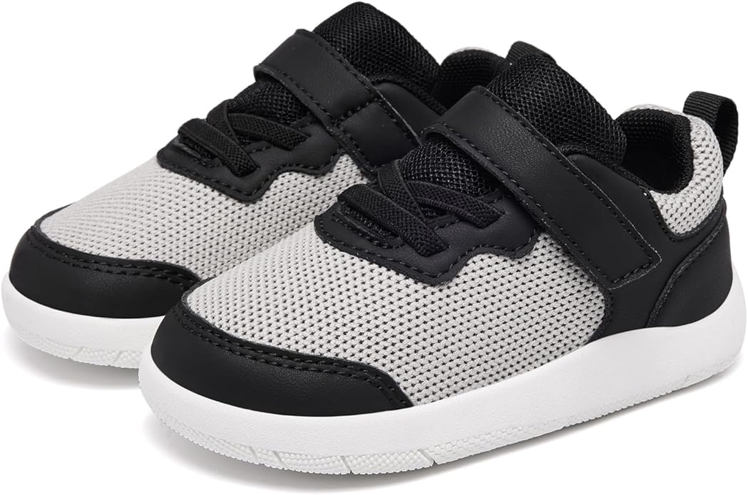 Wide Toe Box Toddler Shoes Baby First Walking Shoe Boys Girls Non-Slip Zero Drop Minimalist Tennis Sneakers