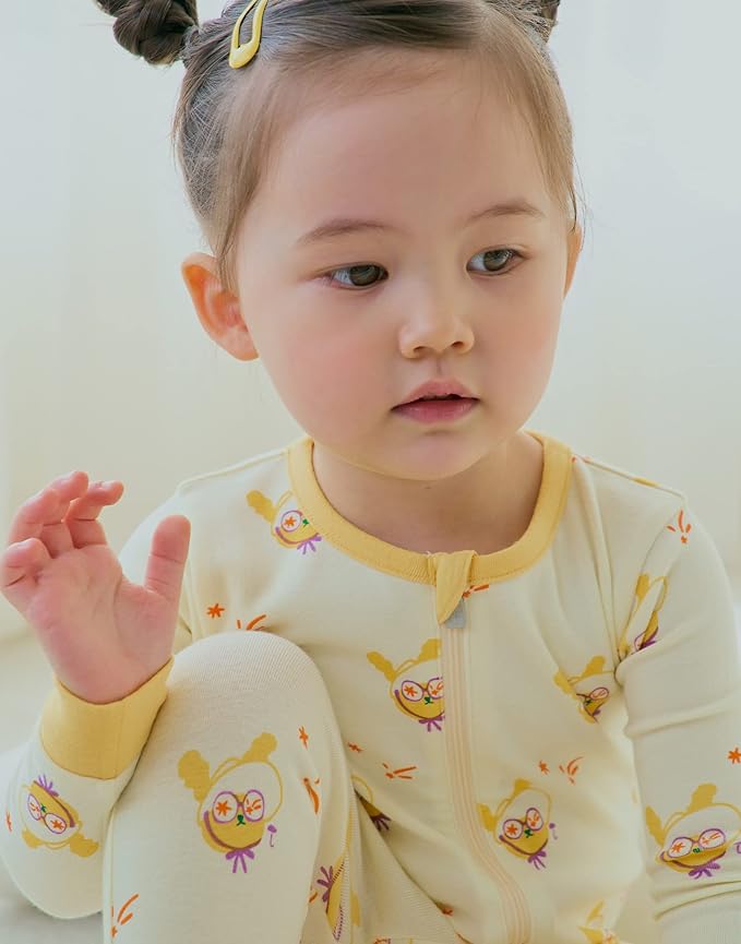 moimoln Modal Cotton Infant Toddler Boys Girls One-Piece Snug fit Romper Playsuits