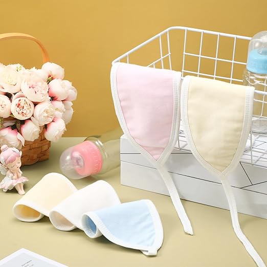 Hoolerry 8 Pcs Baby Belly Band Newborn Infant Comfort Cotton Belly Binder Wraps for Baby Umbilical Cord Cover Band Umbilical Cord Belt for 0-12 Months Infant Boy Girl Gift, 4 Color