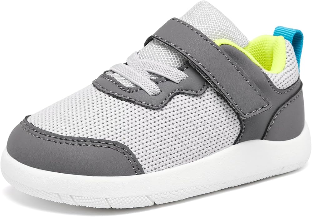 Wide Toe Box Toddler Shoes Baby First Walking Shoe Boys Girls Non-Slip Zero Drop Minimalist Tennis Sneakers