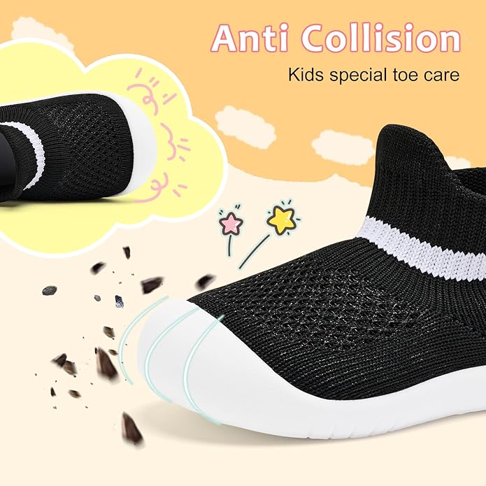 VIFUUR Baby Shoes Girls Boys Toddler Sneakers Non-Slip First Walkers Shoes for Babies 6 9 12 18 24 Months