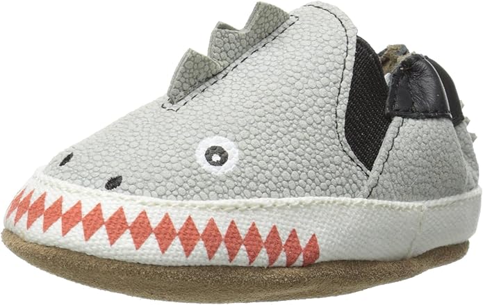 Robeez Baby Boys and Unisex Soft Soles Slip-Resistant Crib Shoes Slippers Moccasins for Infant and Toddler, 0-24 Months