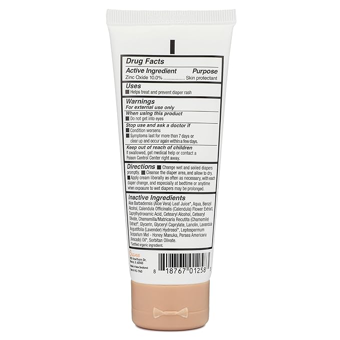 Crane Baby Diaper Cream, Nourish, Heal, and Protect, 2.54 oz