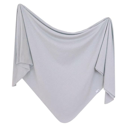 Copper Pearl Baby Swaddle Blanket - Premium Knit Baby Blanket, Large Soft Stretchy Receiving Blankets for Baby Boy and Girl, Swaddles for Newborn, Infant, and Toddler (Ash)