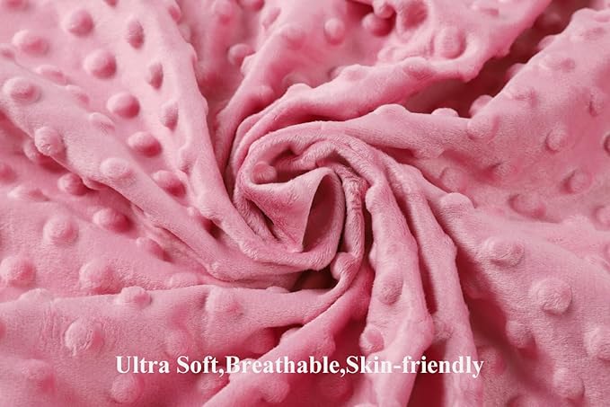 Dot Changing Pad Cover Set 2 Pack Stretch Ultra Soft for Baby Girls and Boys Pink&Light Pink
