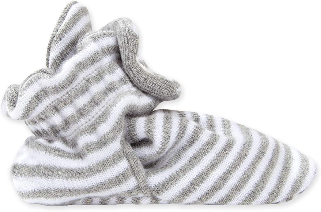 Burt's Bees Baby Unisex Booties Organic Cotton Newborn Essentials Shoes for Infants