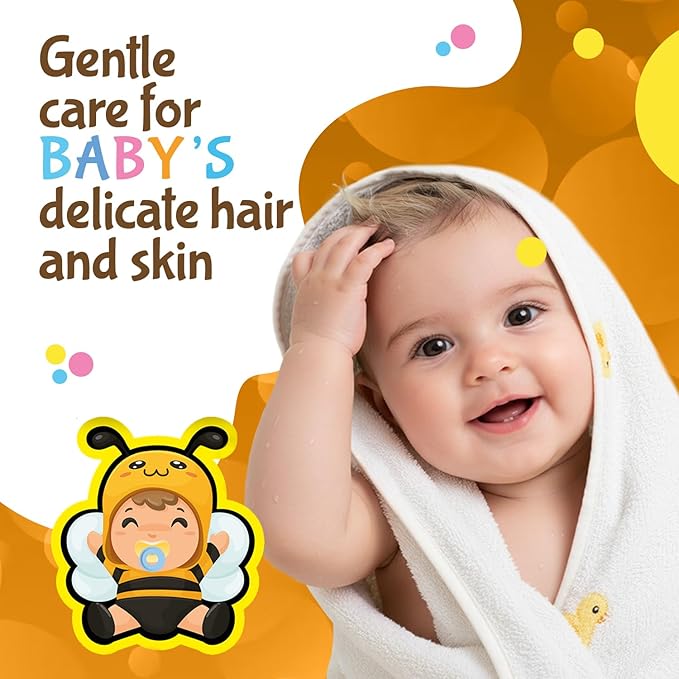 Tio Nacho TIO Nachito Hypoallergenic Baby Shampoo with Royal Jelly & Chamomile - Gentle, Tear-Free Body Wash, 13.5 fl oz (Pack of 3)