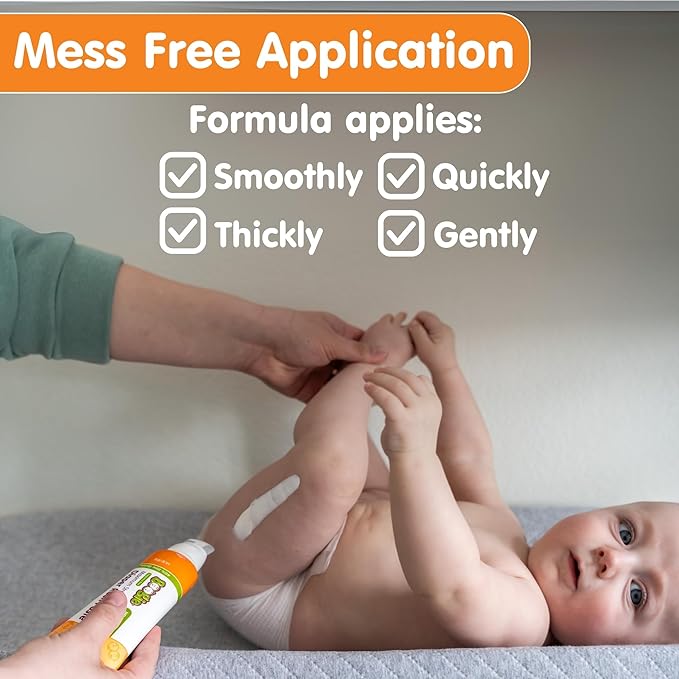 Boogie Diaper Rash Paste, Maximum Strength 40% Zinc Oxide, Mess-Free Applicator, Soothes Baby Bum, Diaper Bag Essential, 4oz (Pack of 2)