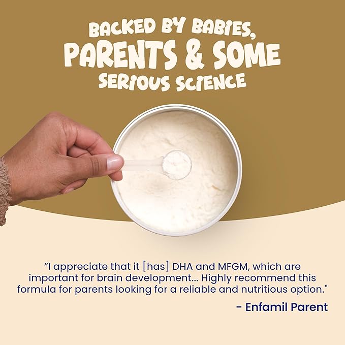Enfamil NeuroPro Baby Formula, Triple Prebiotic Immune Blend with 2'FL HMO & Expert Recommended Omega-3 DHA, Inspired by Breast Milk, Non-GMO, Reusable Tub, 20.7 Oz (Packaging May Vary)