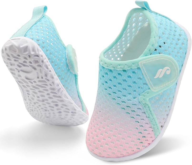 JIASUQI Baby Boys Girls Barefoot Swim Pool Water Shoes Beach Walking Sandals Athletic Sneakers