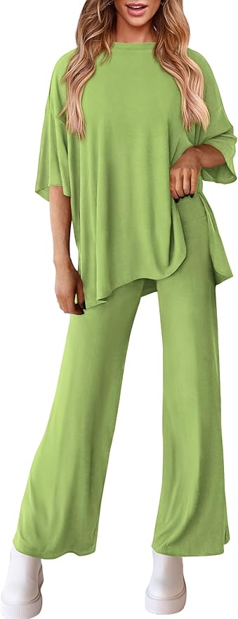 PRETTYGARDEN Two Piece Sets for Women Summer Fashion Lounge Matching Set 2026 Spring Travel Vacation Airport Outfits Clothing
