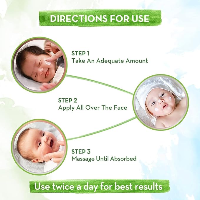MAMAEARTH Coco Soft Face Cream for Babies with Coconut Milk & Turmeric 2.12 Oz (60g)