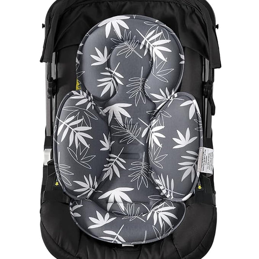 Infant Car Seat Insert, Baby Head Body Support for Newborn Cushion Pads, Compatible with 3 to 5 Point Harness Systems, Breathable Soft Fabric, Perfect for Carseats, Strollers, Swings