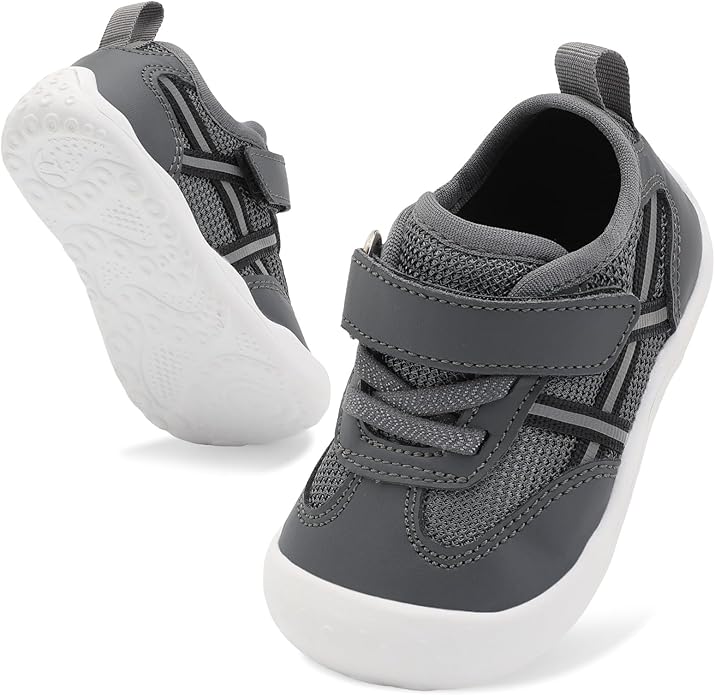 Scurtain Baby Shoes Boy Girl First Walking Shoe Infant Crib Breathable Sneakers Lightweight Barefoot Shoes for Babies