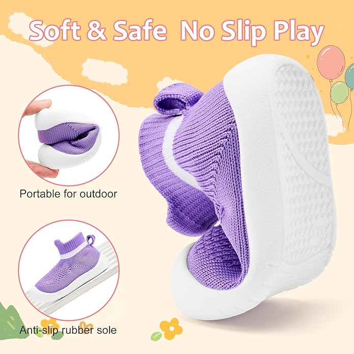 VIFUUR Baby Shoes Girls Boys Toddler Sneakers Non-Slip First Walkers Shoes for Babies 6 9 12 18 24 Months