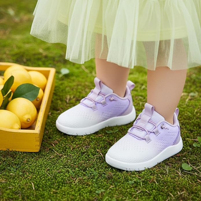 MORENDL Wide Toddler Shoes Baby Walking Shoes Girls Boys Zero Drop Minimalist Sneakers Slip On Tennis Shoe Breathable Naturally Flexible