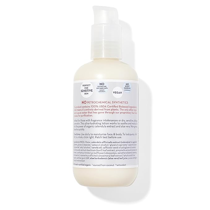 California Baby Super Sensitive Unscented Lotion | 100% Plant-Based Moisturizer | Baby Lotion For Newborn | Hypoallergenic Baby Lotion | 8.5 oz