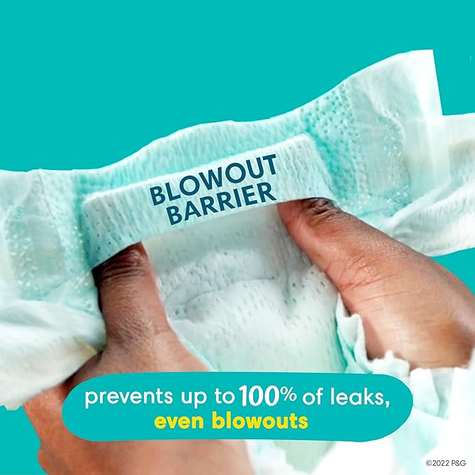 Pampers Swaddlers Diapers, Size 3 (13-26 lbs), 78 Count, Absorbent, Keeps Baby Dry and Comfortable, Skin Safe Disposable Baby Diaper