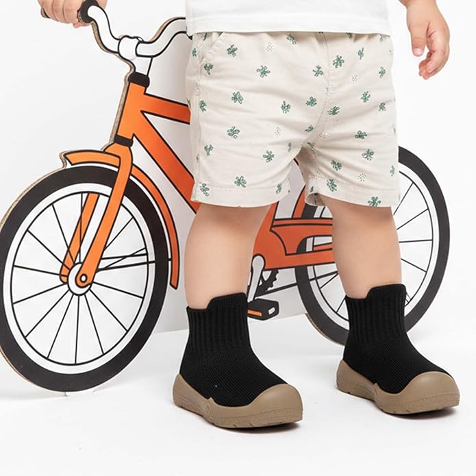 MORENDL Toddler Sock Shoes Baby Walking Shoes Infant Slippers Boys & Girls Non-Slip Sneakers
