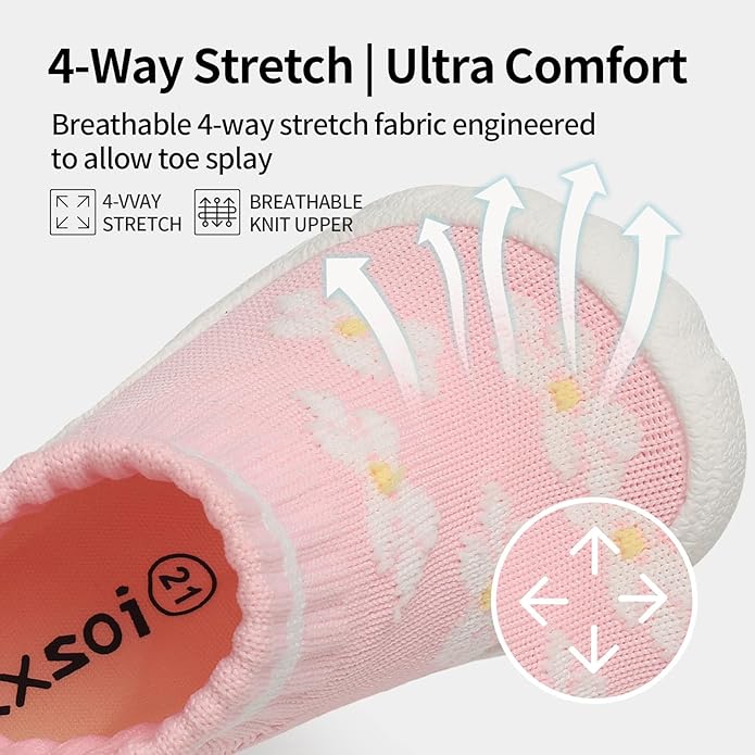 Baby Sock Shoes Breathable First Walking Shoes for Baby Girl Boy 6-24 Months Ultra-Light Infant Slippers Toddler Sneakers