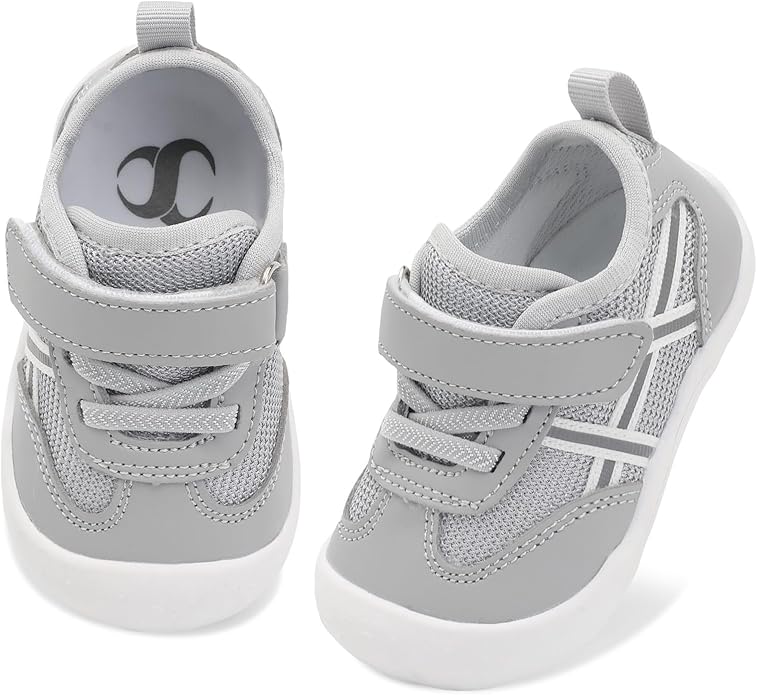 Scurtain Baby Shoes Boy Girl First Walking Shoe Infant Crib Breathable Sneakers Lightweight Barefoot Shoes for Babies