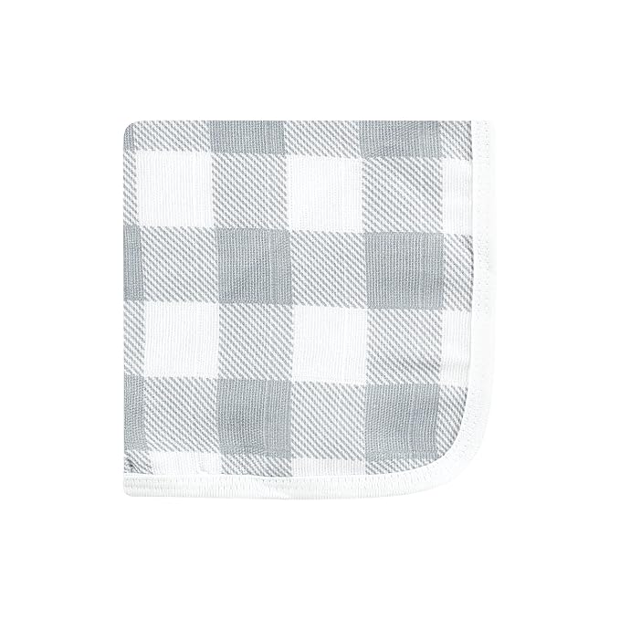 Hudson Baby Unisex Baby Cotton Muslin Washcloths, Woodland, One Size