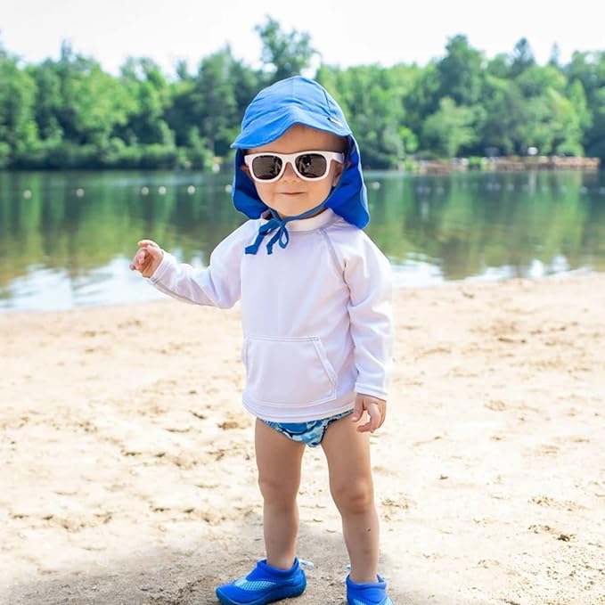 Green Sprouts Unisex-Baby Flap Sun Protection Swim HatHat