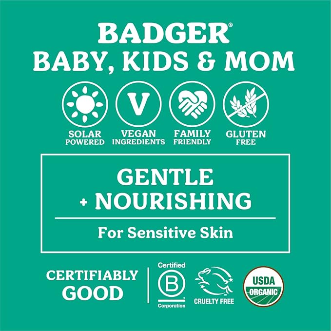 Badger Organic Pregnant Belly Oil - Jojoba & Coconut - 4 oz.