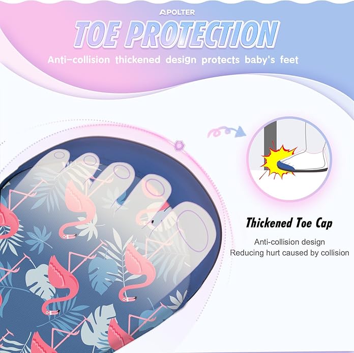 Baby Boys and Girls Swim Water Shoes Barefoot Aqua Socks Non-Slip for Beach Pool Toddler Kids