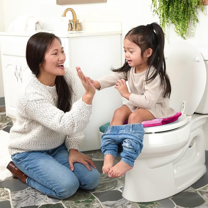 Disney Princess "Loving Life" Soft Potty Seat and Potty Training Seat - Soft Cushion, Baby Potty Training, Safe, Easy to Clean