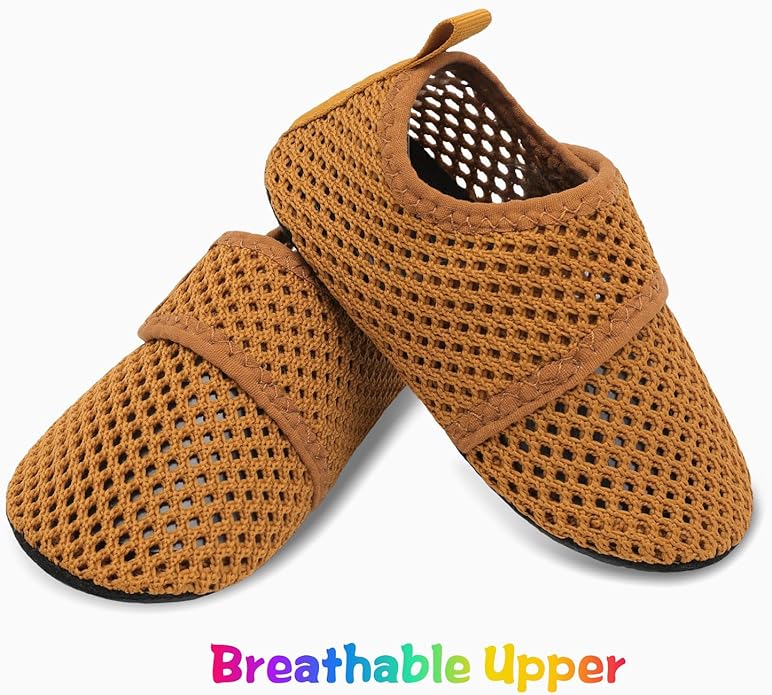 JIASUQI Baby Boys and Girls Barefoot Swim Water Skin Shoes Aqua Socks for Beach Swim Pool