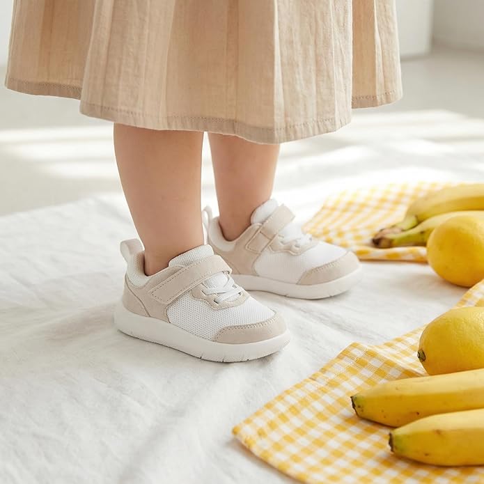 Wide Toe Box Toddler Shoes Baby First Walking Shoe Boys Girls Non-Slip Zero Drop Minimalist Tennis Sneakers