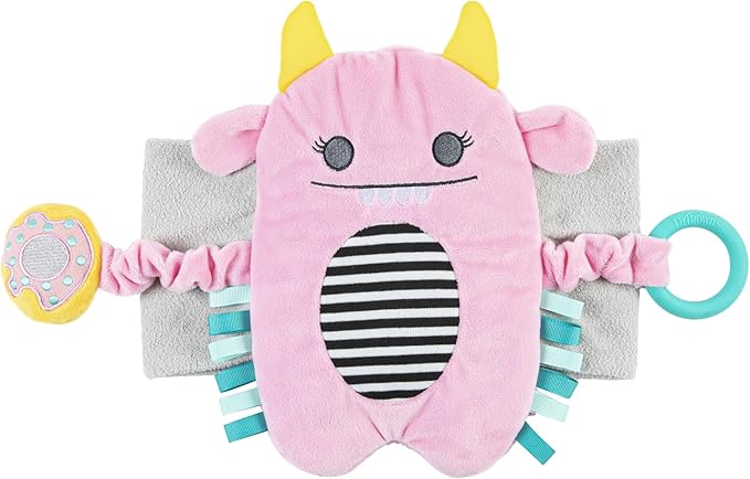 Dr. Brown's Gripebelt Heated Belly Band, Soothe Baby's Tummy with Gentle Warmth and Compression, Monster, 3m+, Pink