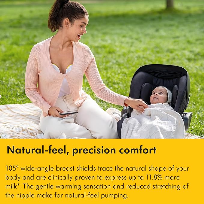 Medela Magic InBra Hands-Free Wearable Breast Pump with Fluidfeel Technology, App Connectivity and Advanced Sensor Control, Ultra-Slim, Ultra-Lightweight, Silent, Hospital-Grade
