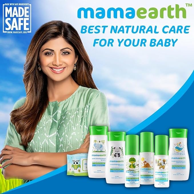 Mamaearth Soothing Massage Oil for Babies with Sesame, Almond & Jojoba Oil 3.38 Fl Oz/100ml