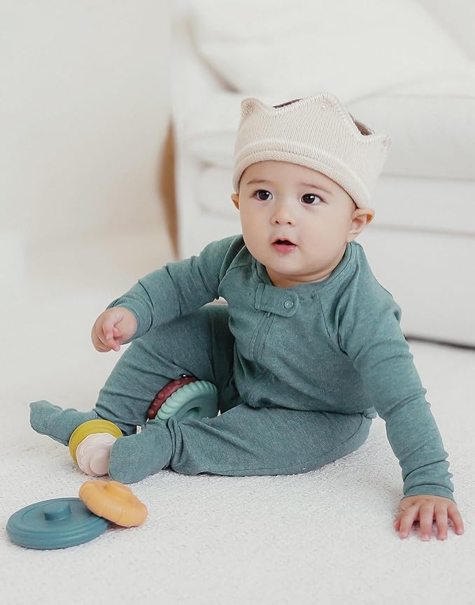 VAENAIT BABY Infant Toddler Boys Girls Modal Cotton Footed Pajamas One-Piece Romper Sleep and Play 0M-2T