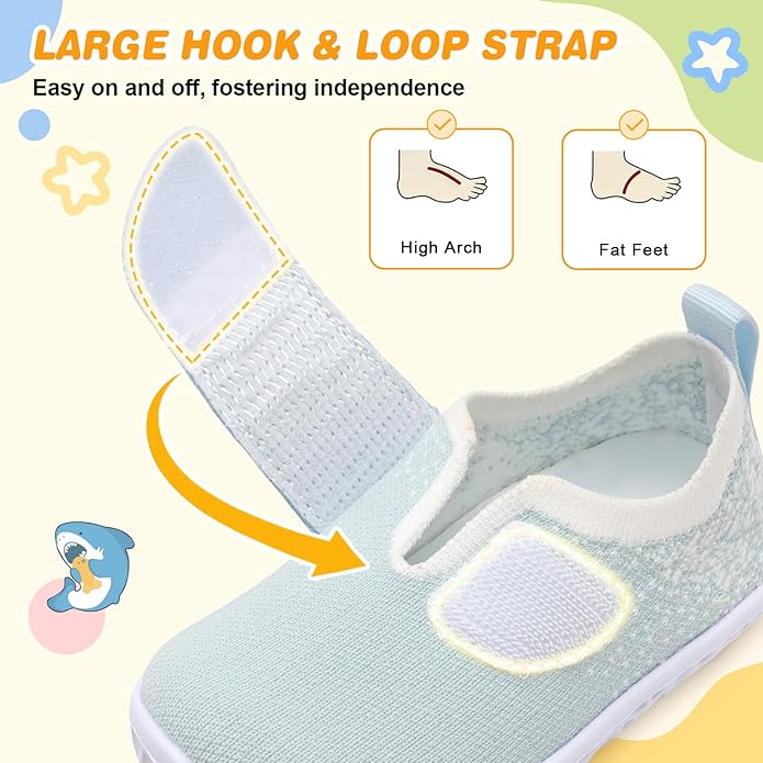 L-RUN Baby Shoes Boys Girls First Walking Shoes Infant Sneakers Toddler Crib Shoes Lightweight Breathable Non-Slip Soles