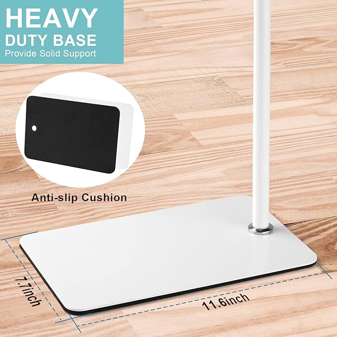 iTODOS Baby Monitor Floor Stand Holder Compatible with Babysense Video Baby Monitor V43/ HDS2/ V24R,Keep Baby Away from Touching,Strong and Heavy Metal Materials,More Safety