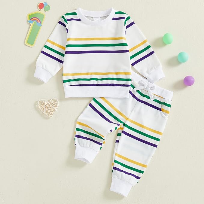 CIYCUIT Toddler Baby Boy Clothes Long Sleeve Sweatshirt Pants Set Fall Winter Outfits