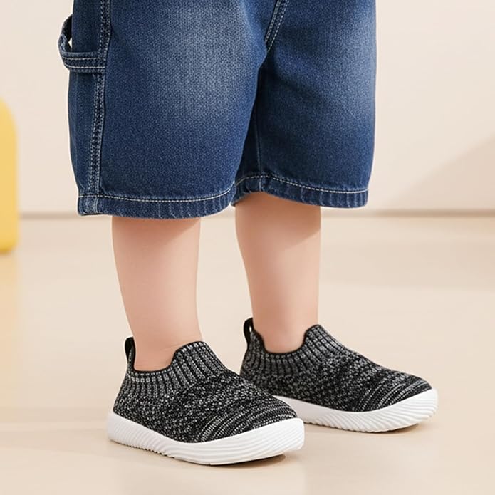 MORENDL Baby Toddler Walking Socks Non-Slip Breathable Unisex Casual Sneakers