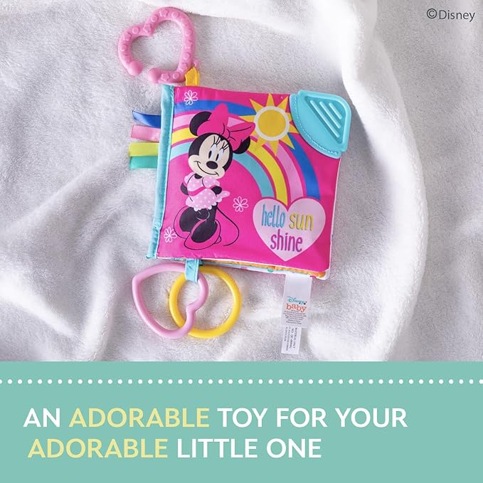 KIDS PREFERRED Disney Baby Minnie Mouse On The Go Soft Book for Babies