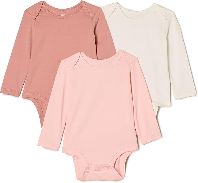 Amazon Essentials x Sofia Grainge Unisex Babies' Long Sleeve Crew Neck Bodysuit