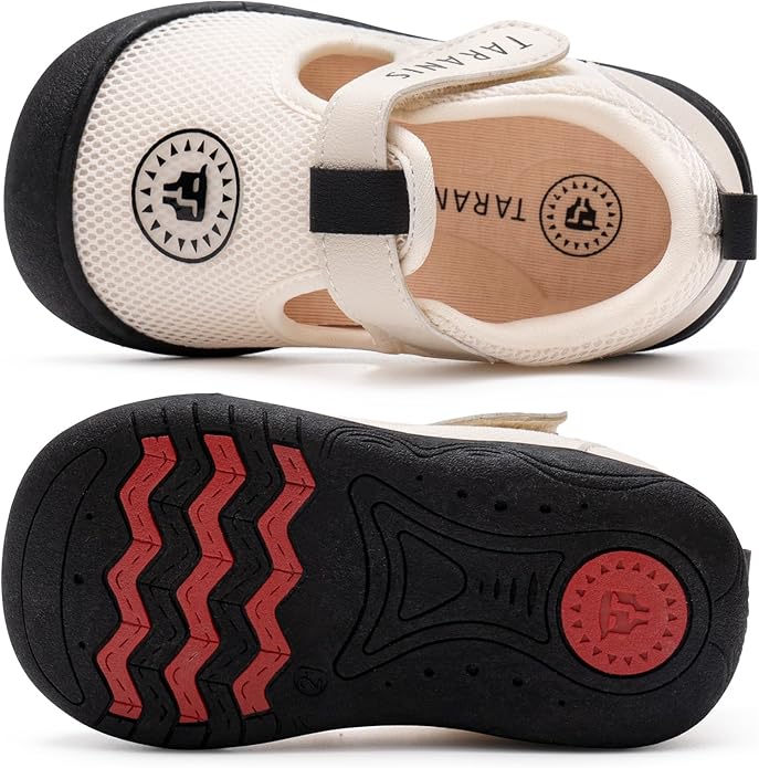 Toddler Shoes Boys Girls Non-Slip Infant Sneaker Rubber Sole Baby Crib First Walker Shoes